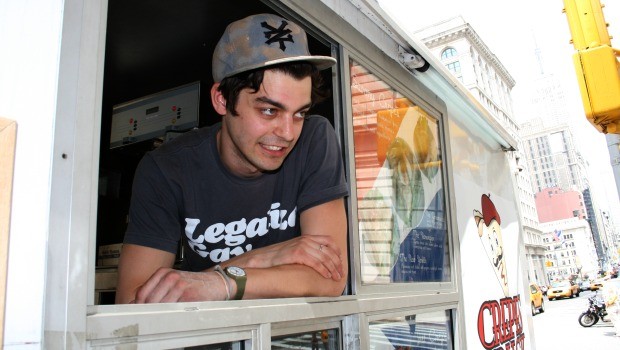 There's sometimes competition between food trucks.
